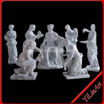 white stone statue , roman Apollp bath sculpture,the famous Apollo bath figure YL-R102