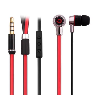 3.5mm plug noise-cancelling metal earphones