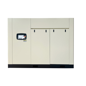 Economical and practical 75HP 55KW two stage screw air compressor with waste heat recovery