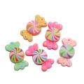 Fancy Resin Lollipop Handgemachte Flatback Bowknot Candy Dekoration Diy Scrapbooking Herstellung von Schmuck Zubehör Handwerk