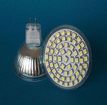 スポット ライトの電球 gu5.3 口金 bi ピン 48SMD3528 MR16 直径 50 * 50 mm