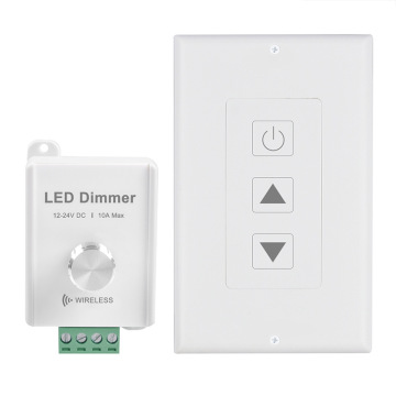 RF Remote Control Dimming Switch for LED Lights (DC 12-24V, 10A)