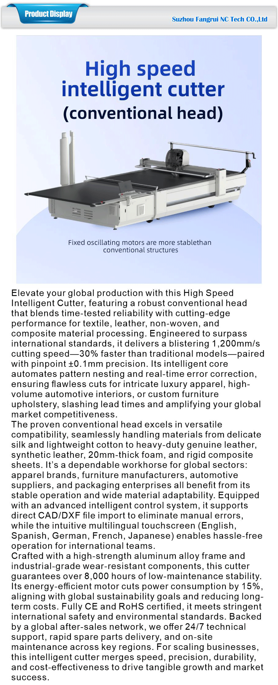High-speed Cutting Machine -xiangqing1-FR013
