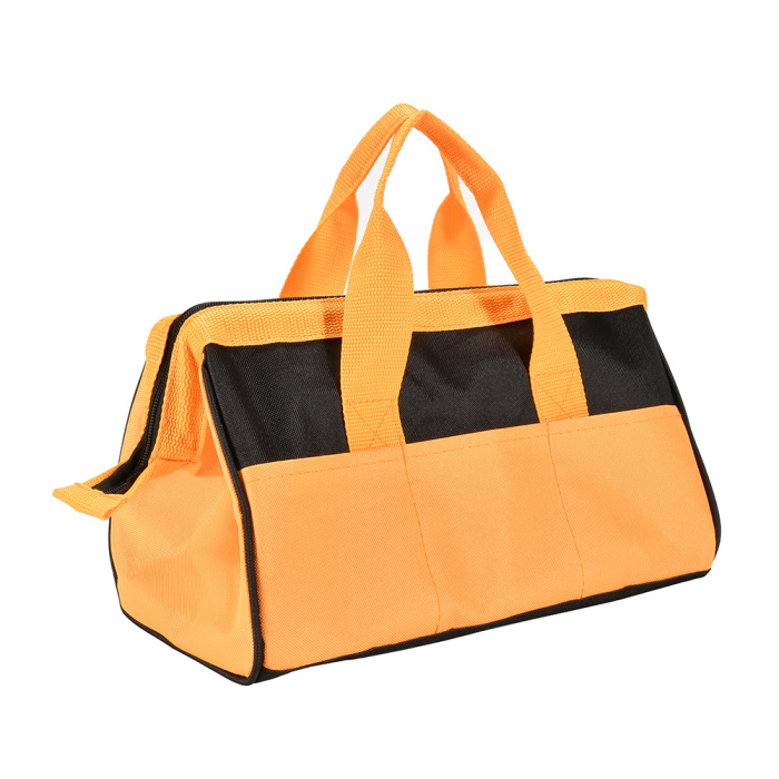 Wide Mouth Tool Tote Bag with Inside Pockets