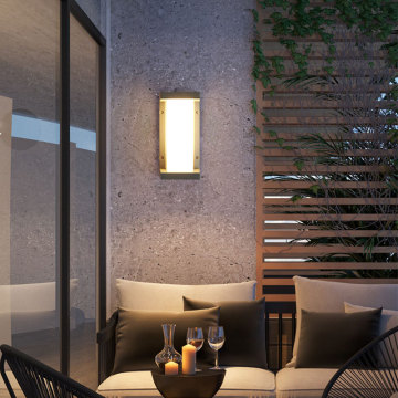 Modern Outdoor IP65 Waterproof Aluminum Wall Lamp