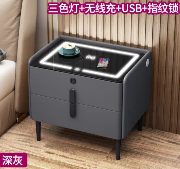 Hot Smart Side Table with Bluetooth and Wireless Charging for Hotel Bedrooms