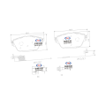 Pads bireega dambe ee Dongfeng Fengxing CM 7