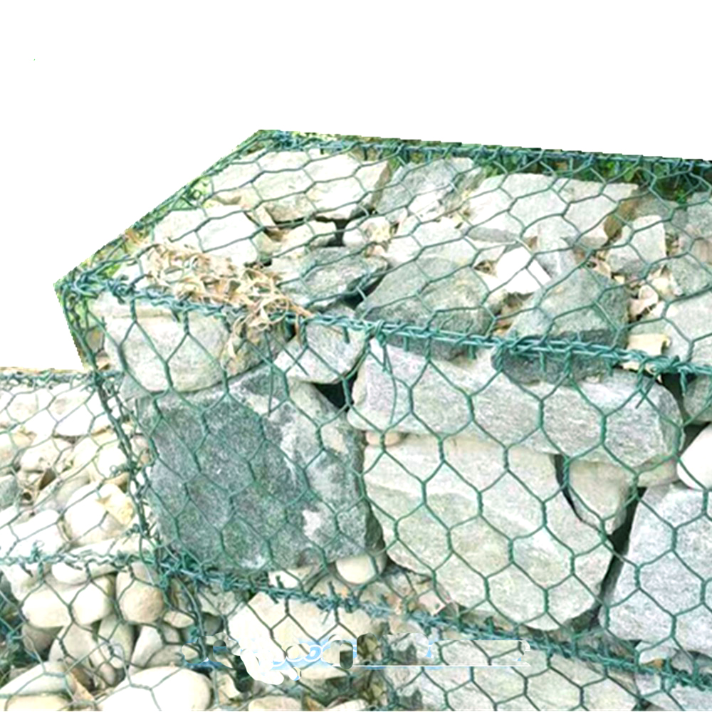 BOÎTE DE GABION EN MÉTAL EN ACIER À REVÊTEMENT PVC