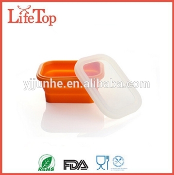 Dishwasher Safe Silicone Collapsible Bowl With Lid