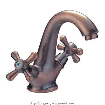 High-quality Antique Brass Washbasin Mixer ORC 214111