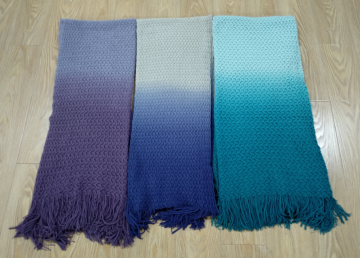 Dip Dye Fashion Blanket