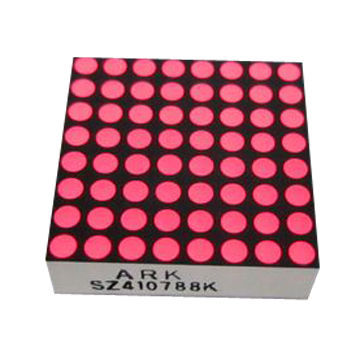 8 x 8 Dot-matrix LED Display, Used for Elevator Floor Indicators, Available in Various Colors