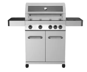 Commercial Cooking Grill Easily Assembled Glass Window Stainless Steel Gas Grill