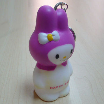 Eco - Friendly Cute Rabbit Soft Pvc Material For Holiday Decoration &amp; Gift