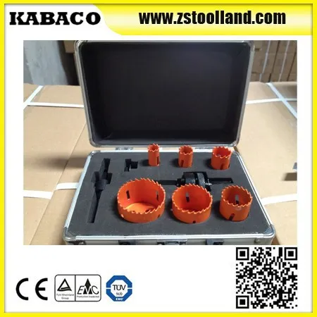 HSS M3 M42 Bi-Metal Hole Saw Set For Stainless Steel Sheet