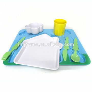 Colorful Sectional Melamine dinner plates