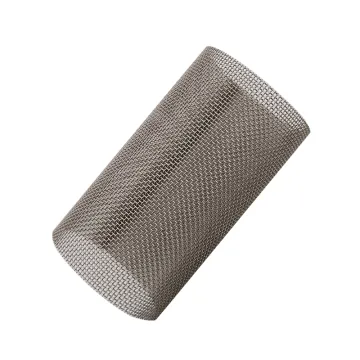 Stainless steel filter cartridge wire mesh tube Round woven mesh tube/filter cartridge