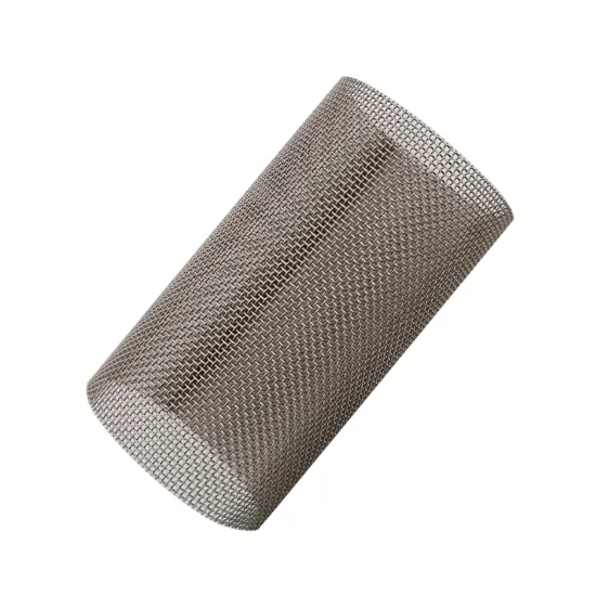 Stainless steel filter cartridge wire mesh tube Round woven mesh tube/filter cartridge