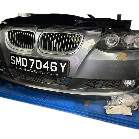1M STYLE HALF CARBON FIBER FRONT BUMPER FOR 2006-2013 BMW E92 E93