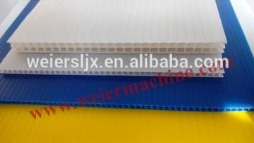 Weier PP/PE single screw plastic hollow grid sheet production line