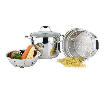 4pcs stainless steel pasta cooker set
