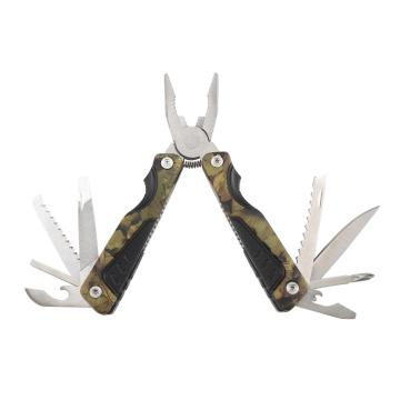 Camo coated large multi plier tool with knife