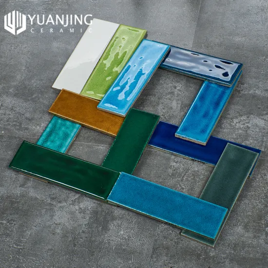 60x200mm Luxury Moroccan Ceramic Wall Tiles: Ice-Cracked Design for Kitchen and Bathroom Décor