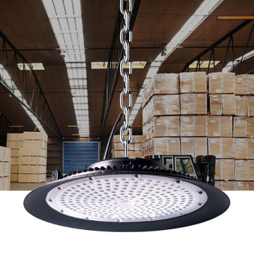 Najnowszy UFO LED LED High Bay Lights 100W-200W 100LM/W na warsztaty wewnętrzne, magazyny, garaże i sklepy