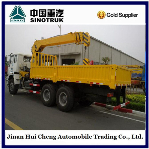 20 ton HOWO truck crane with truck mounted crane arms