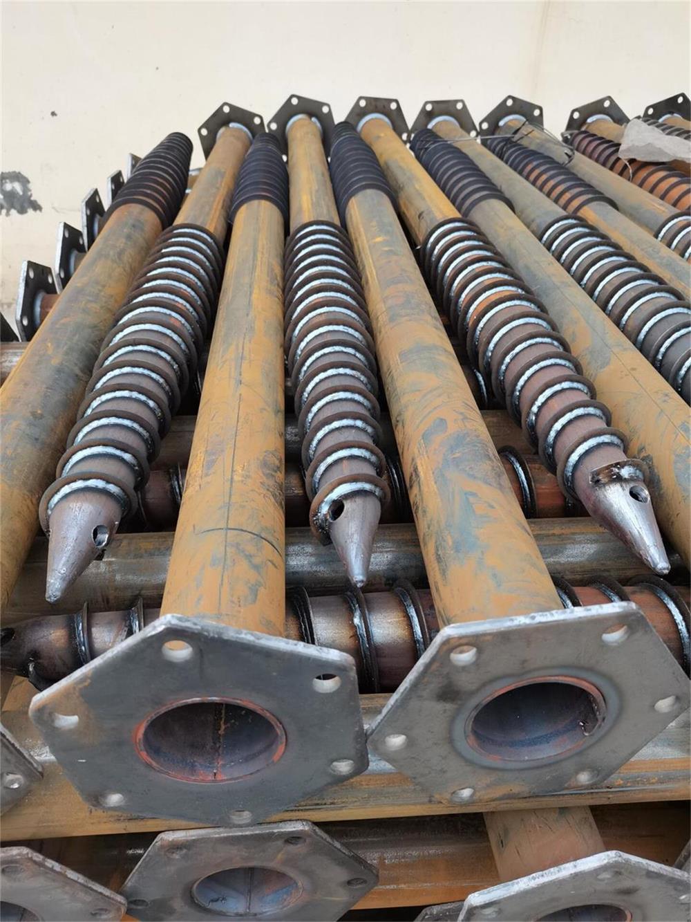 Galvanized Ground Screw Ground Pile Helical Piers