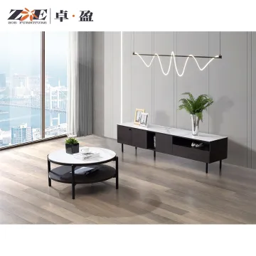 Wooden Living Room TV Stand with Console Tables - Modern Home Furniture Sets