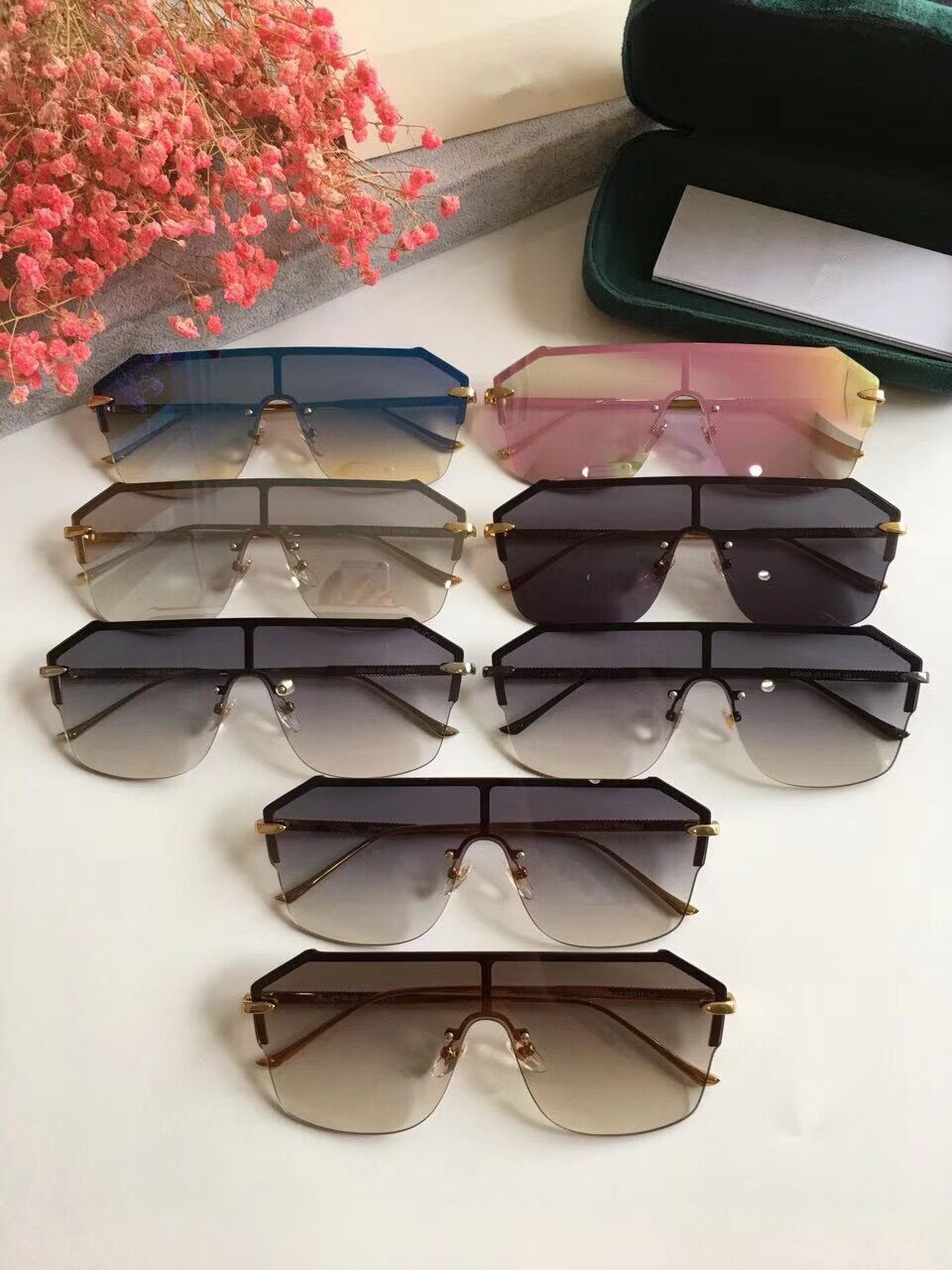 Rimless Sunglasses For Ladies