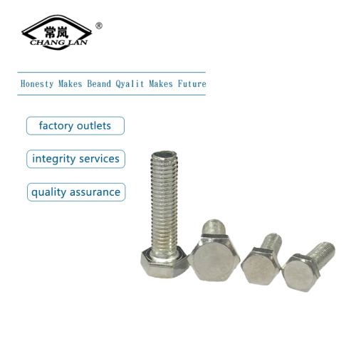 zinc plated hex bolts nut and washer