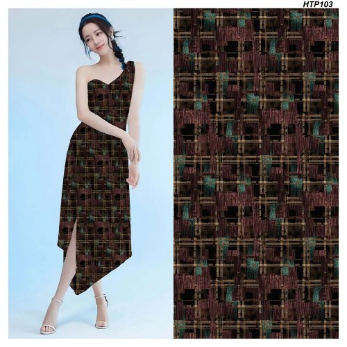 Good Quality Comfortable Custom Discharge Print Fabric