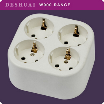 4 Gang Germany Wall Socket W9029-4