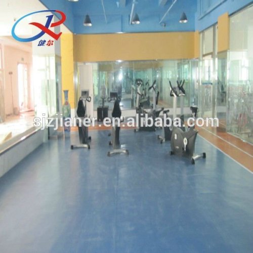 gym pvc flooring/ yoga/dance room/fitness center with 3.0mm/ 4.0mm