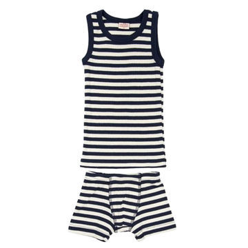 Camisoles Suit for Sleep, Made of Cotton, with Striped Pattern, OEM Orders are Welcome