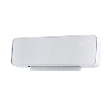 LED Display Home Heater: 1000/2000W Wall-Mounted Electric PTC Ceramic Heater with Weekly Timer and ERP Compliance
