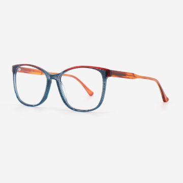 Rectangle Acetate Men`s Optical Frames 23A3063