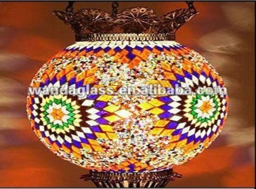 stained glass use for ottoman lantern, mosac lamp