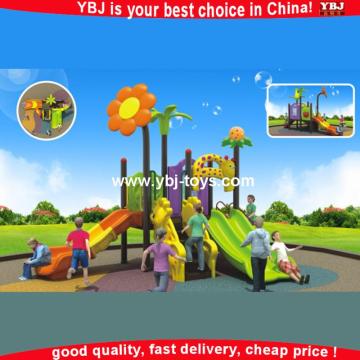 2015 plastic and iron children outdoor playground YBJ-B1ZM03