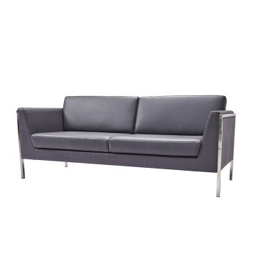 Modern Design Two Seaters High Density PU Sofa Furniture