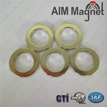 Ring shape D20xd18x2mm NI-Cu-Ni Neodymium Magnets