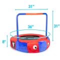 Children Mini Exercise Outdoor 36inch Folding Trampoline