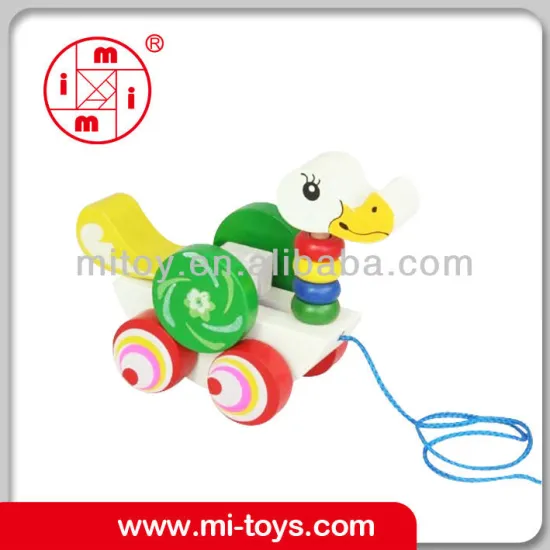 wooden pulling duck toy