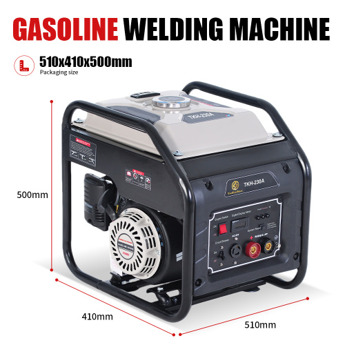 Generador de soldadura de gasolina portátil para construcción
