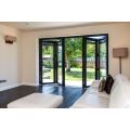 Aluminium hinged bifold glass doors