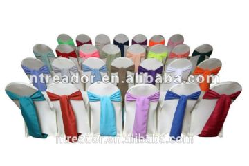 cheap spandex chair cover with nice satin sash,table runner and sash