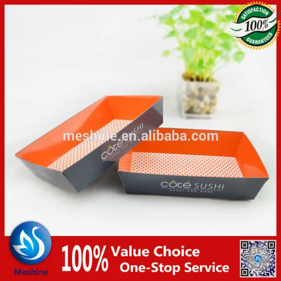 Wholesale Paper Food Tray for Fast Food/Hot Dog/French Fries