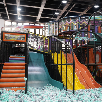 High Quality Commercial Indoor Playground Slide Set for Children